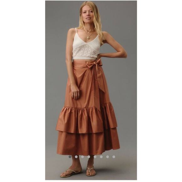 Hutch Wrap Midi Skirt Size 14 - Picture 1 of 5